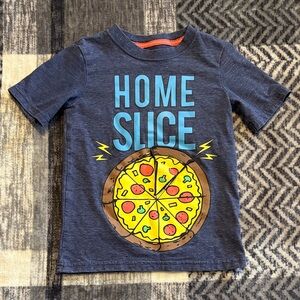 Carter's Navy 'Home Slice' Pizza Tee